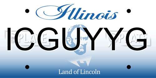 ICGUYYG Illinois License Plate