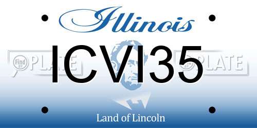 ICVI35 Illinois License Plate