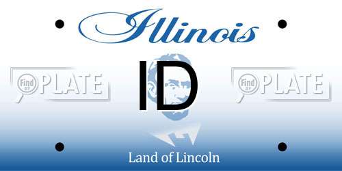 ID Illinois License Plate