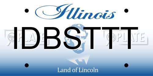 IDBSTTT Illinois License Plate
