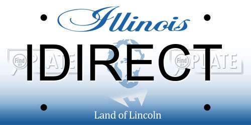 IDIRECT Illinois License Plate