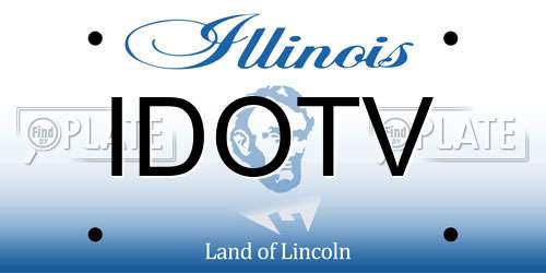 IDOTV Illinois License Plate