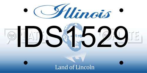 IDS1529 Illinois License Plate