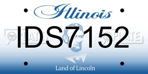 IDS7152 Illinois License Plate