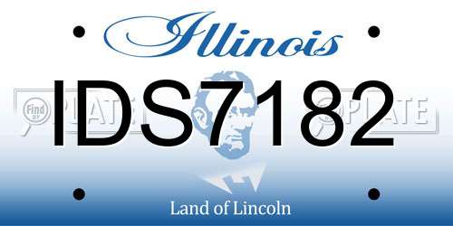IDS7182 Illinois License Plate