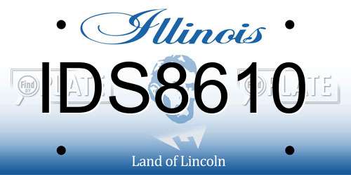 IDS8610 Illinois License Plate