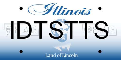 IDTSTTS Illinois License Plate