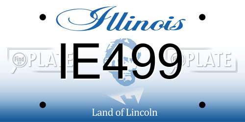IE499 Illinois License Plate