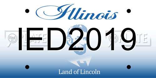 IED2019 Illinois License Plate