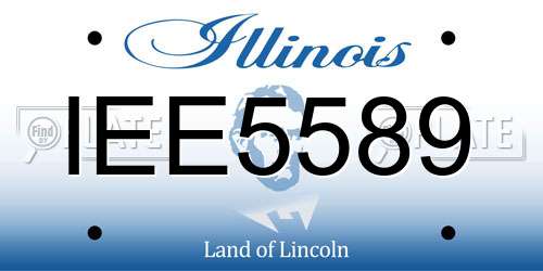 IEE5589 Illinois License Plate