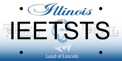 IEETSTS Illinois License Plate