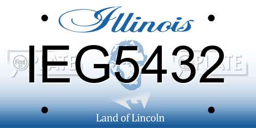 IEG5432 Illinois License Plate