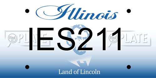 IES211 Illinois License Plate