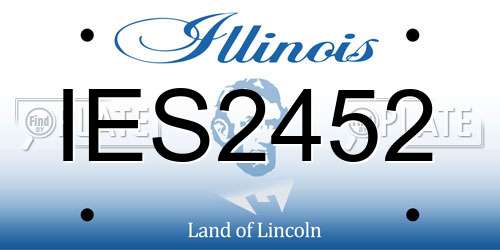 IES2452 Illinois License Plate