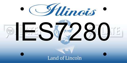IES7280 Illinois License Plate