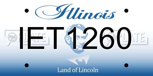 IET1260 Illinois License Plate