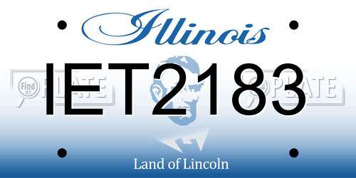 IET2183 Illinois License Plate