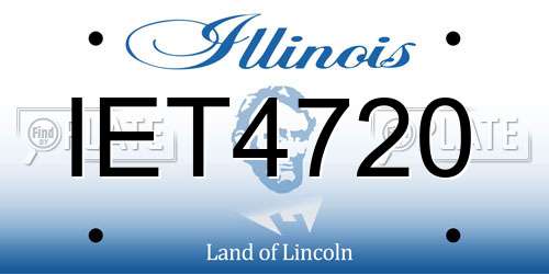 IET4720 Illinois License Plate