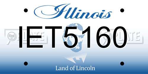 IET5160 Illinois License Plate