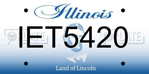 IET5420 Illinois License Plate