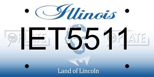 IET5511 Illinois License Plate