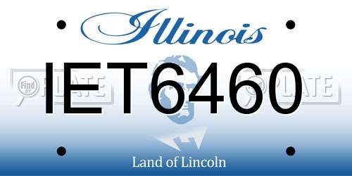 IET6460 Illinois License Plate