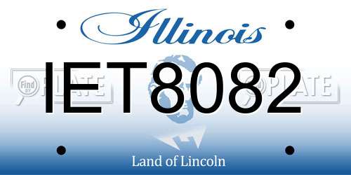 IET8082 Illinois License Plate