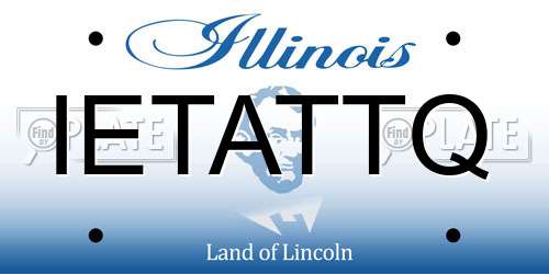 IETATTQ Illinois License Plate