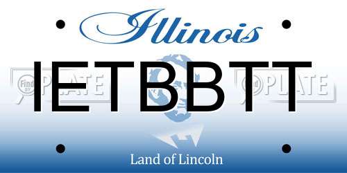 IETBBTT Illinois License Plate