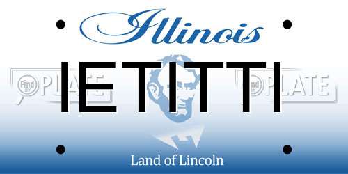 IETITTI Illinois License Plate