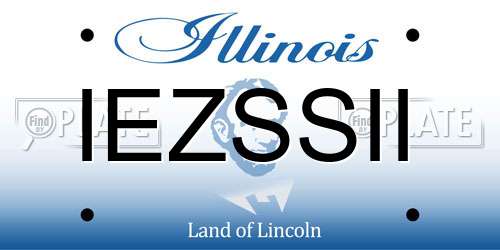 IEZSSII Illinois License Plate