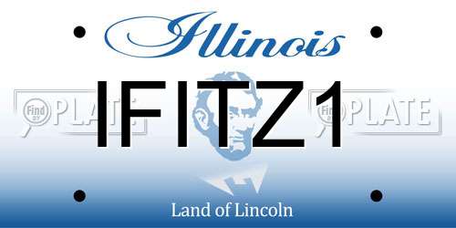 IFITZ1 Illinois License Plate