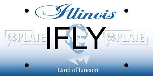 IFLY Illinois License Plate