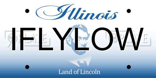 IFLYLOW Illinois License Plate