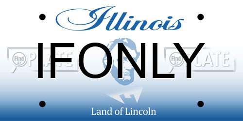 IFONLY Illinois License Plate