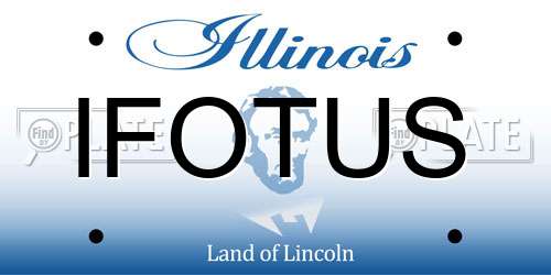 IFOTUS Illinois License Plate