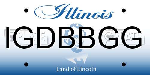 IGDBBGG Illinois License Plate