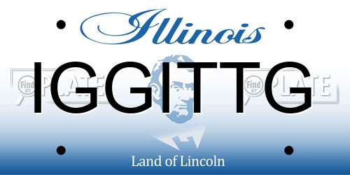 IGGITTG Illinois License Plate