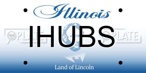 IHUBS Illinois License Plate