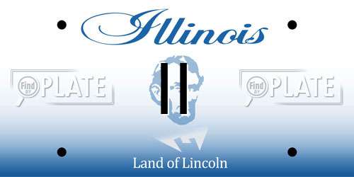 II Illinois License Plate