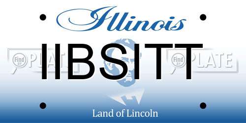 IIBSITT Illinois License Plate