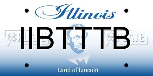 IIBTTTB Illinois License Plate