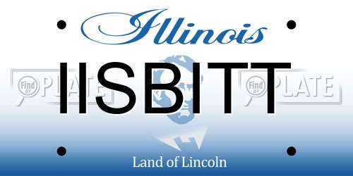 IISBITT Illinois License Plate
