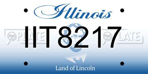 IIT8217 Illinois License Plate