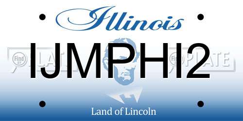 IJMPHI2 Illinois License Plate