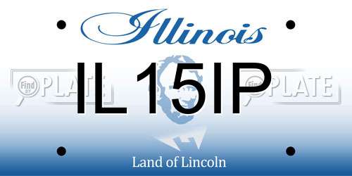 IL15IP Illinois License Plate