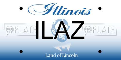 ILAZ Illinois License Plate