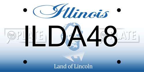 ILDA48 Illinois License Plate