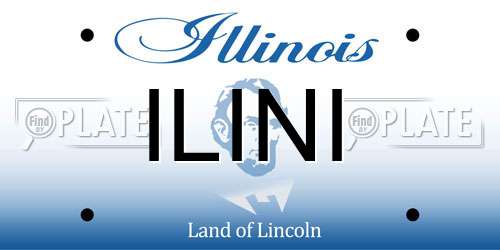ILINI Illinois License Plate