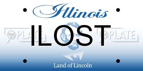 ILOST Illinois License Plate